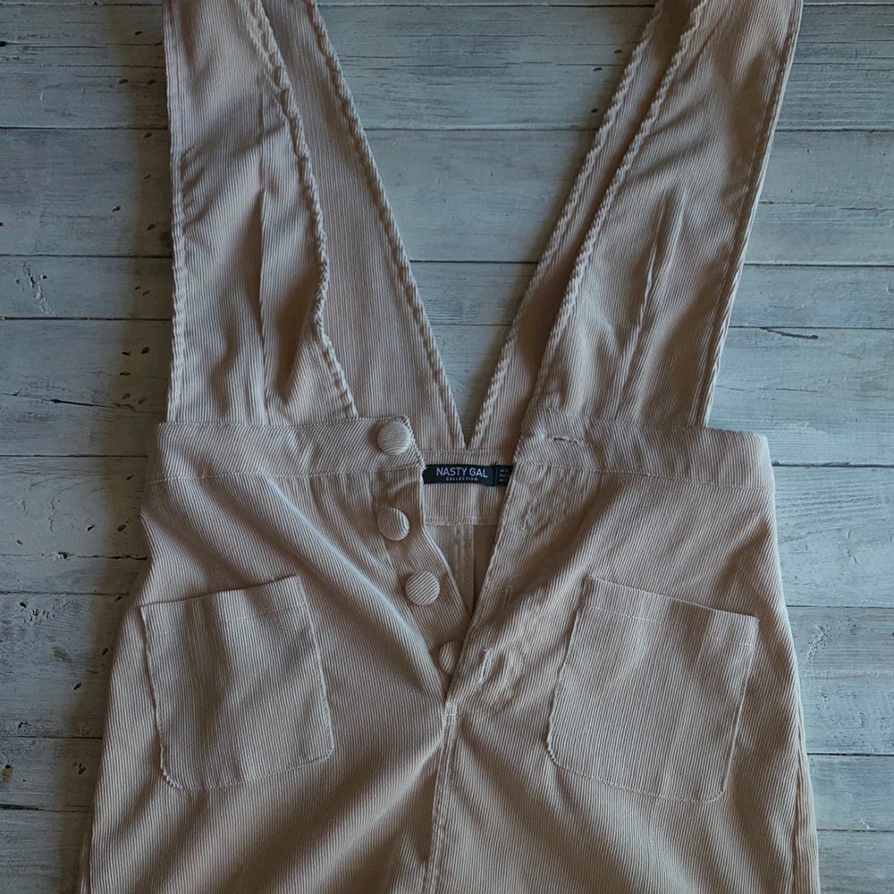 Overall mini skirt